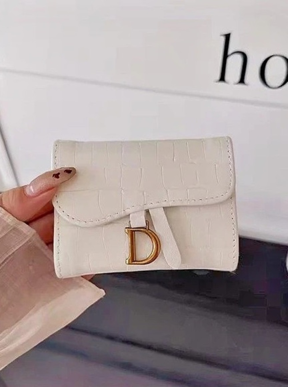 New designer inspired White Wallet